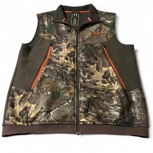 Men’s Under Armour Storm Realtree Camo Fleece Lined Vest Size XL